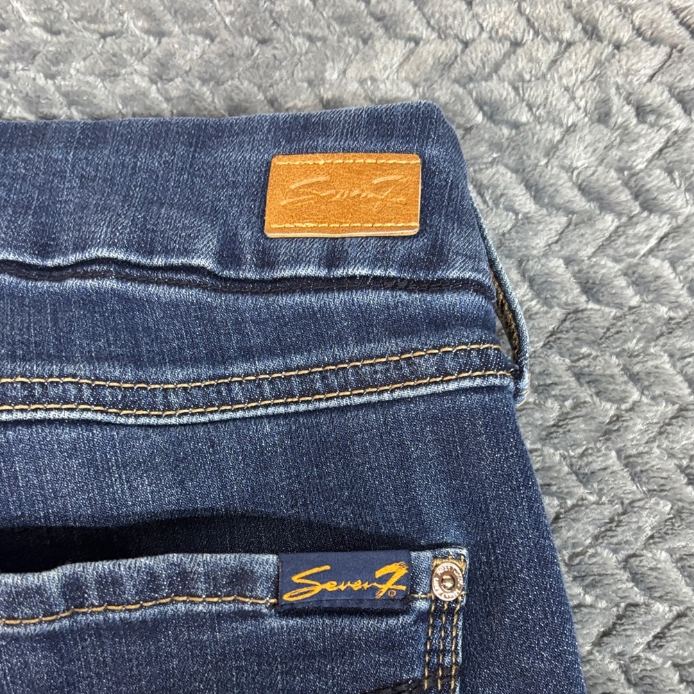 Seven Women's Dark Blue Stretch Denim Jeans - Picture 8 of 8